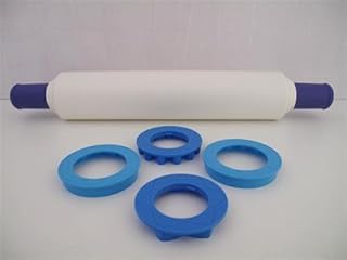 Tupperware C06 Matterello Merlino con Stampini bianco blu 31076