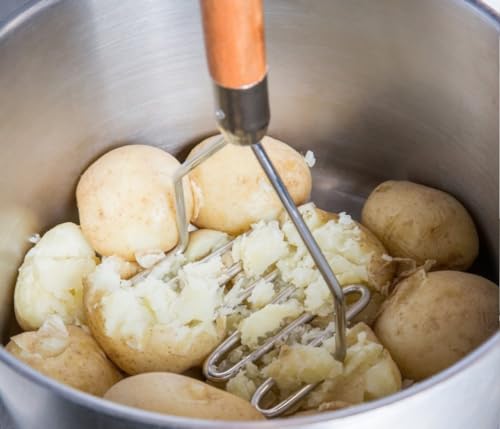 Soro Essentials SE-PMSQ18 18 Inch Chrome Plated Square Potato Masher thumb #2