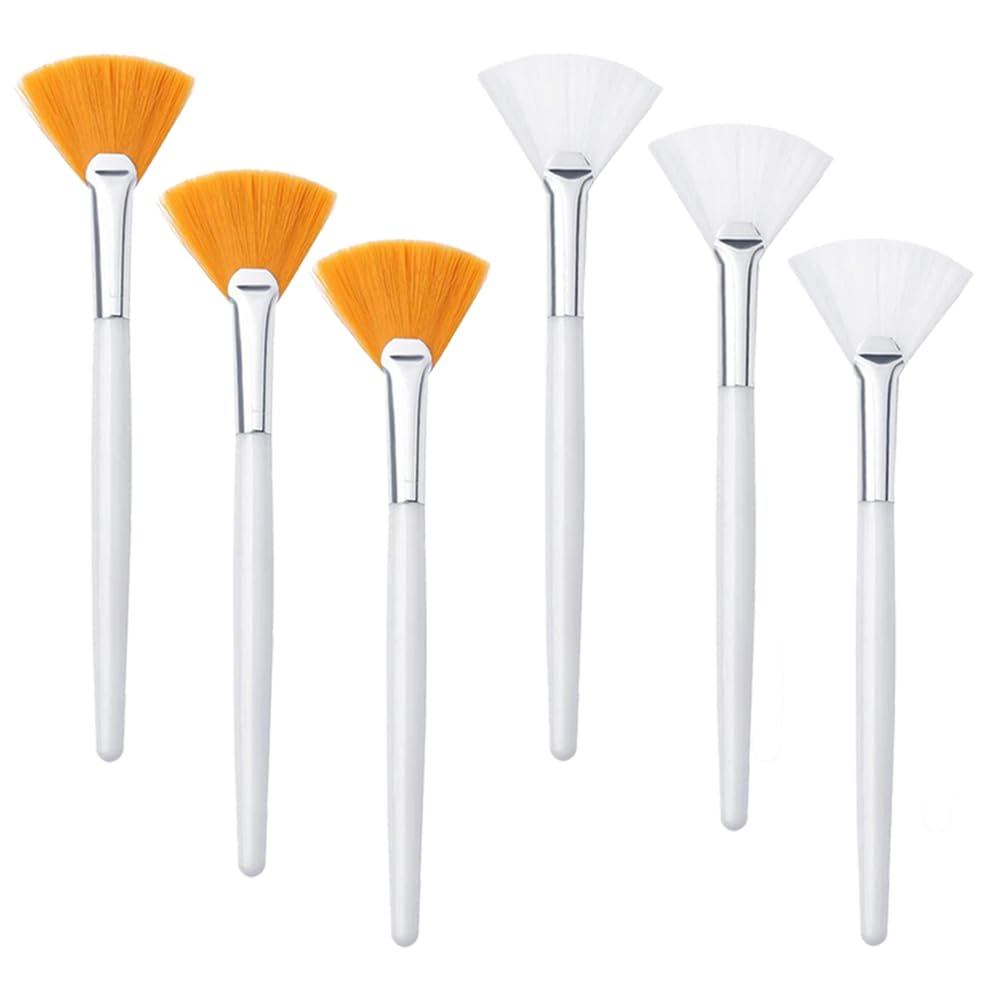 TRKETK 6 Pcs Facial Fan Brushes