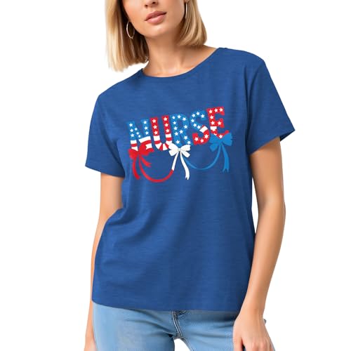 Image of 4th of July Bow Tank Top Women-Vintage American Bow Sleeveless Shirt USA Flag Tee Top Patriotic Tank Top