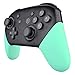 eXtremeRate Mint Green Replacement Handle Grips for Nintendo Switch Pro Controller, Soft Touch DIY Hand Grip Shell for Nintendo Switch Pro - Controller NOT Included