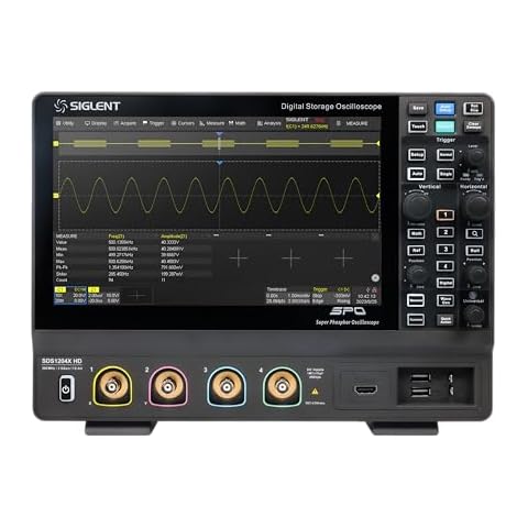 Siglent Technologies SDS1204X HD 200MHz 12bit Digital Storage Oscilloscope 4CH Cover