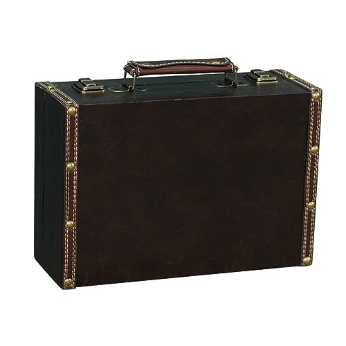 [SLLS] �g�����N�P�[�X �A���e�B�[�N �X�[�c�P�[�X ���B���e�[�W �ؐ��ו����[ �{�b�N�X �z�[���X�g���[�W �f�B�X�v���C ������ �B�e�p �����o�b�N�� PU���U�[ (28*19*10CM,14)