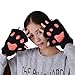 LIANGFANG Mitaines pour femme - Motif pattes de chat - Kawaii - En fourrure synthétique - Pour cosplay et cosplay, b, taille unique