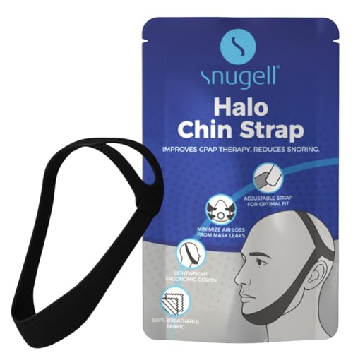 Snugell Premium Chin Strap for CPAP Users – Adjustable and