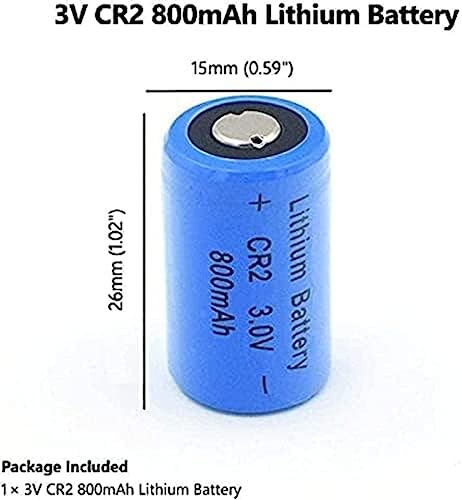 Pila CR2 3V 800mAh Batería de Alta Potencia 1 Unidad miniatura 2