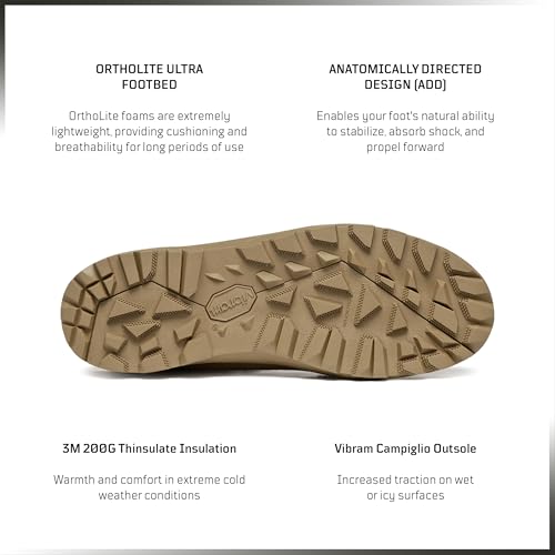 GARMONT TACTICAL T8 Extreme EVO 200G Thinsulate Military Combat Insulated Boots for Men and Women, Army, Air Force, AR670-1 Compliant, Suede Leather, Winter Shoes3