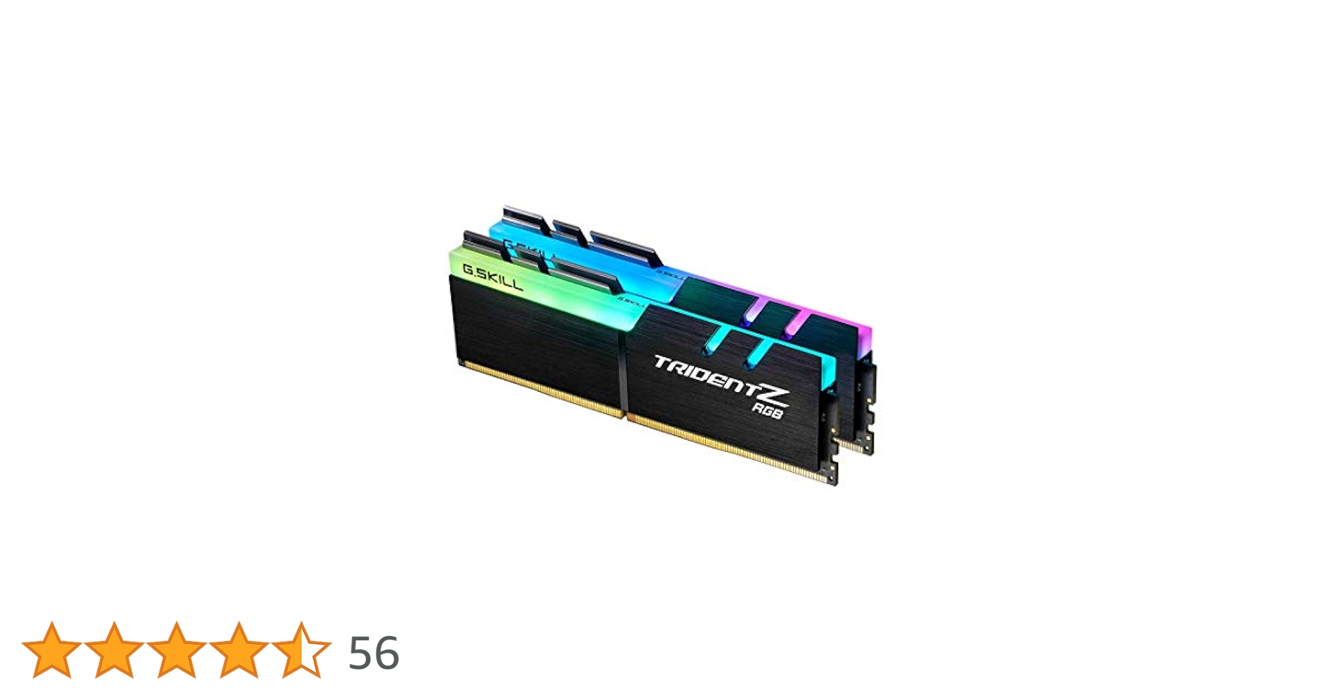 Amazon | G.Skill Trident Z RGB F4-3200C16D-32GTZRX (DDR4