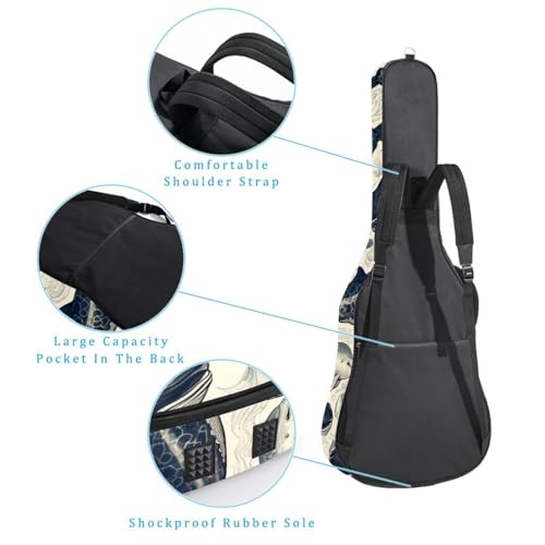Housse guitare 109 cm pour cours de musique et trajets - 3
