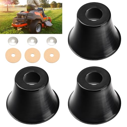 FENXDN 3 Pack 423680 Mower Spindle Cone Deflector Compatible with Grasshopper Mower Parts Fits 52 and 61 Inch Decks - Replace 410-070