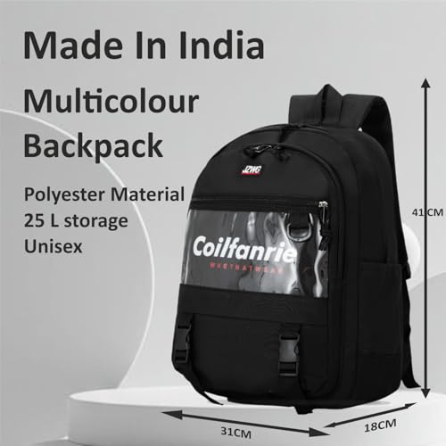 Image of Tinytot 30 Litre Japanese Korean Style School Bag Water-Resistant Laptop & Travel Backpack - Unisex Large 18 Inches Multipurpose Student Backpack for Boys & Girls, Men & Women