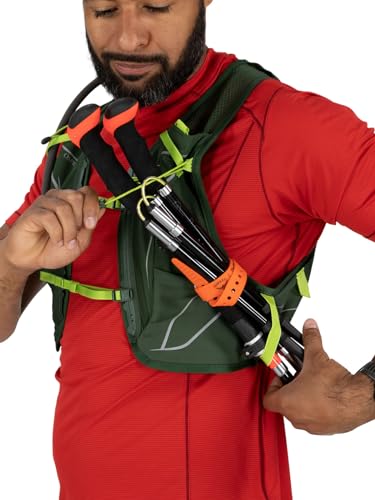 Osprey Duro 1.5L Men's Running Hydration Vest with Hydraulics Reservoir, Phantom Grey/Toffee Orange