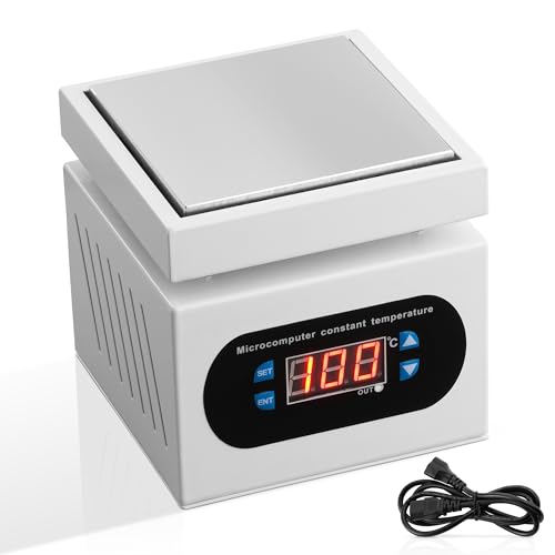 Soldering Hot Plate PCB Preheater Rework Station with Digital Temperature Control 100100mm Heating Area for Multi-Point Heating Electronics Repair SMD Soldering PCB Rework DIY Projects 110V 350W