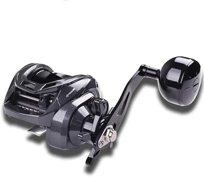 Decrk Saltwater Baitcaster Reel 6.41 Gear Ratio,4+1 BB Fishing Reel, 33Lbs Max Drag, 6+1 BB Carbon Fiber Drag Magnetic Braking, Single Handle Lightweight Baitcasting for Musky