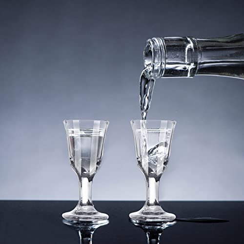 24-Pack Small Mini Shot Glasses 10 Ml 0.35Oz, Mini Wine Glass Shooters Small Fancy Shot Glasses Super Cute & Elegant #TOP3