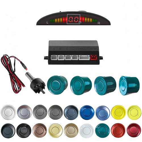 Image of Parking Sensor Kit Backup Sensor Kit Reverse Sensor for Car 20 Color Options for Probes Adjustable Alarm Volume Professional Sensore de Reversa para Carro Safe Driving Assistant(Green) | 20 Color Options for Probes, Adjustable Alarm Volume, Backup Reverse Sensor, Safe Driving Assistant