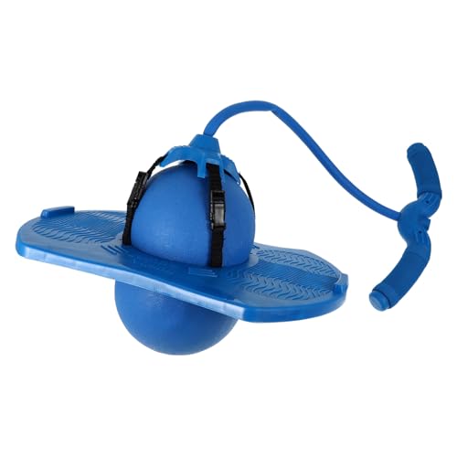 Balle sautante plastique bleu avec poignée pour sport extérieur fille garçon