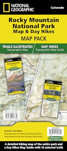 Rocky Mountain Day Hikes and National Park Map [Map Pack...