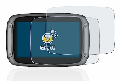 BROTECT Protector Pantalla Anti-Reflejos para TomTom Rider 500/550 (2 Unidades) Película Mate Anti-Huellas