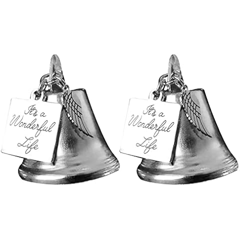 2 Pcs It's A Wonderful Life Ornaments Memorial Angel Wing Ornaments Tree Hanging Decors for Home Decor Pendant Tree Decorations Cover