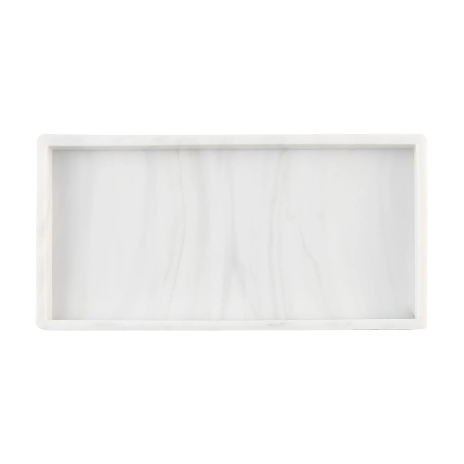 2Pcs Silicone Tray For Bathroom Countertop Storage