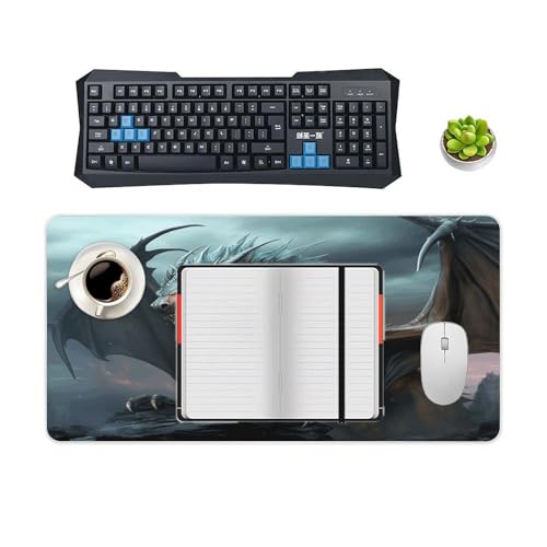 Cool Dragon Desk Pad protector para escritorio de goma miniatura 4