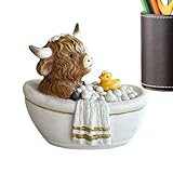 Generico Figure Décorative - Statue De La Ferme en Résine, Figures Mignon...