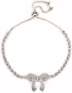 for her Full Diamond Bracelet Crystal Adjustment Beads All-Match Hand Jewelry Adjustable Bracelet for Women (Color : 2, Size : One Size)