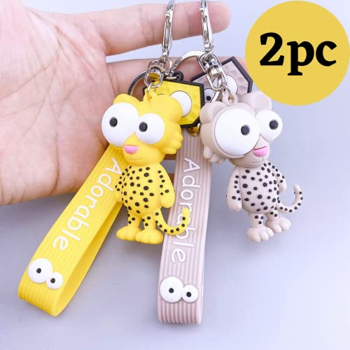 Image of Cute Cartoon BTS Keychain for Girls and Boys - Gift for Army and Kpop Lovers - Bag, Luggage Keyrings, Albums Keys Gifts