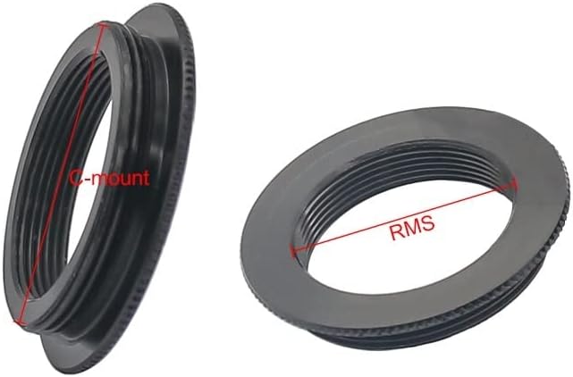 Lab Microscope Accessories Microscope Objective Lens Adapter Ring C-Mount to RMS M42 to RMS Female Thread 20.2mm to Male Thread 15.2mm M25 to RMS Adaptor(AC-RMS-C)