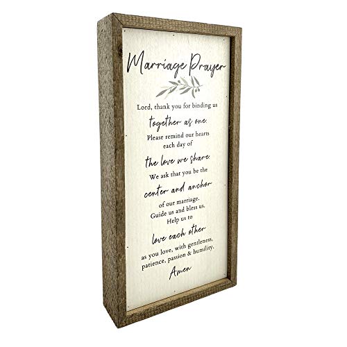 Marriage Prayer Wall Decor - Classy Wedding Gift Or Gifts, Ideal Anniversary Bridal Shower Shelf Art, #TOP1