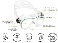 Algopix Similar Product 2 - Cressi F1 & Supernova Dry, Clear/Clear