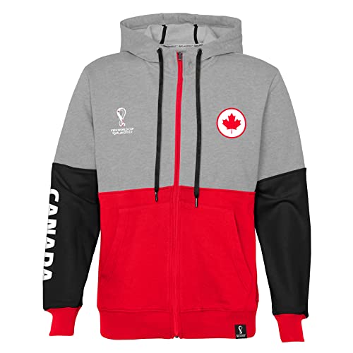 Image of Outerstuff International Soccer mens Fifa World Cup Country Contrast Panel Fleece Hood