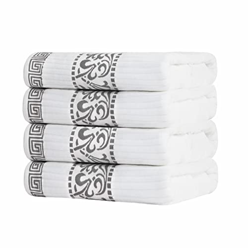 Superior Set, Cotton, Grey, 4 PC Bath Towels