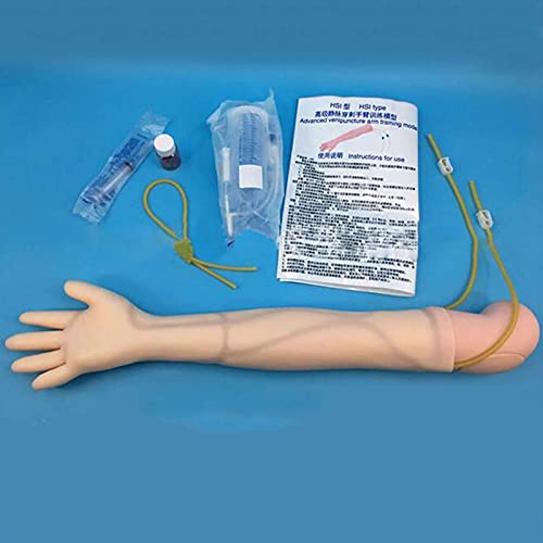 IV Práctica Modelo De Infusión De Brazo, Simulador Médico Avanzado IV ARM Con Flebotomía Y Práctica De Venopunción Brazo Modelo Intravenoso Capacitación De Prácticas skin Cover