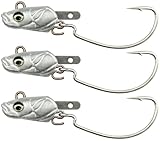 Savage Gear Jighaken für Meeresshads Sandeel V2 Jighead Weedless, Größe/Gewicht:Gr. 5/0 / 21g