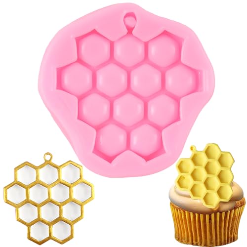 QDMOLDS Honeycomb Fondant Molds Beehive Silicone Mold