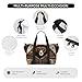Rustic Lodge Bear Printed women's handbag, portable crossbody bag, suitable for fitness, travel.