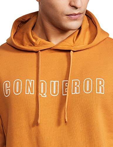 Image of Amazon Brand - Symbol Men's Cotton Blend Hooded Neck Regular Fit Sweatshirt