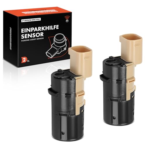 Image of Frankberg 2x Parking Assist Sensor Rear 3-Pin Compatible with 307 Break 3E 307 CC 3B C3 I FC FN C2 JM Xsara Picasso N68 Replace# 659095