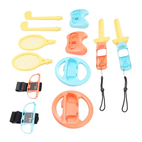 RASTKY Ensemble de Jeux de Sport 14 en 1, adapté au 2, Jeux Immersifs, Connexions Familiales, Accessoires Robustes