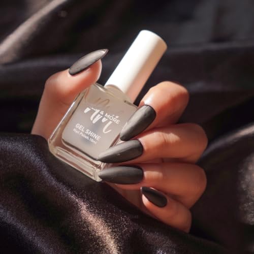 Image of Nails & More Matte Top Coat, Argan Oil-Infused, No-Shine Nail Polish Finish, Matte Topper Nail Polish, Chip-Resistant | 10ml