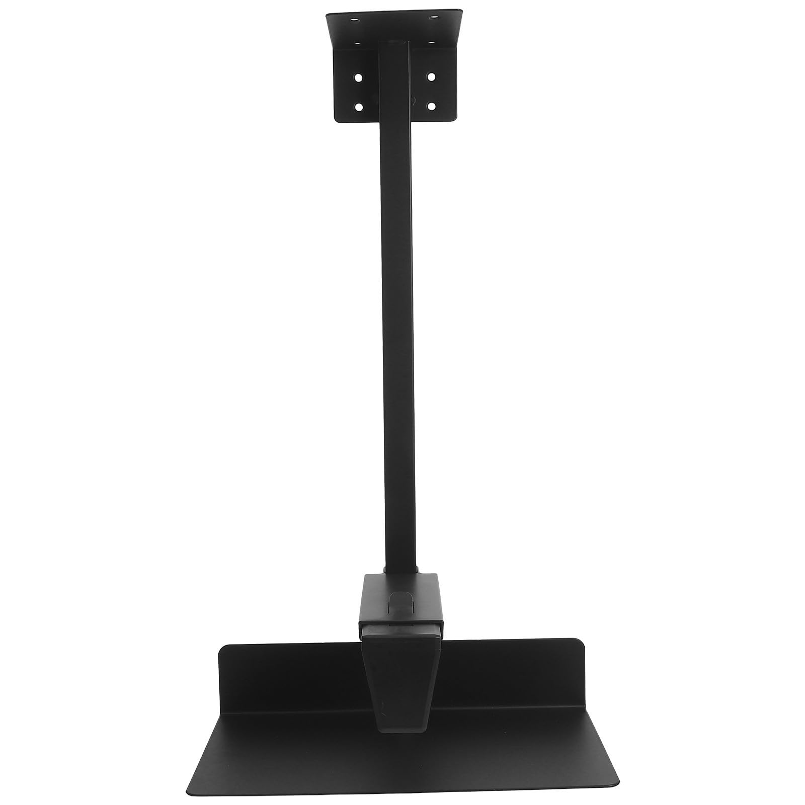 Angoily Supporto per CPU da Scrivania, Staffa per Torre del Computer Sotto la Scrivania, 55lb, Nero, Acciaio Laminato a Freddo, per Ufficio