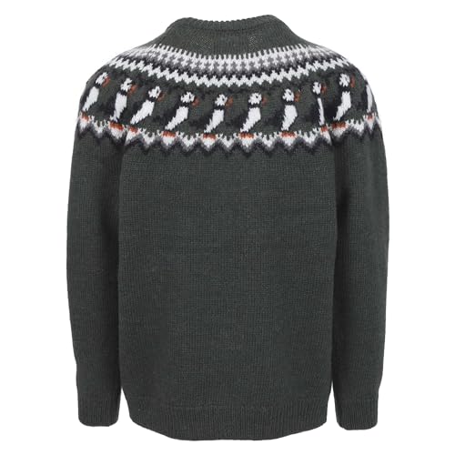 ICEWEAR Lundi Wool Sweater with Puffin Pattern3