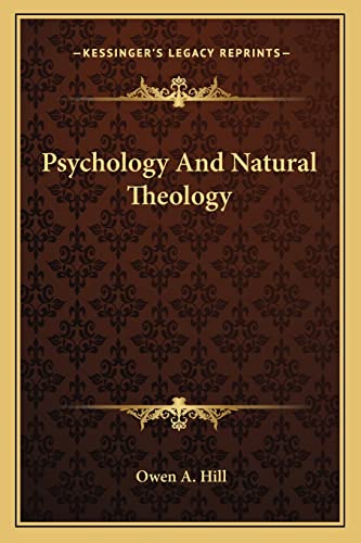 Psychology And Natural Theology