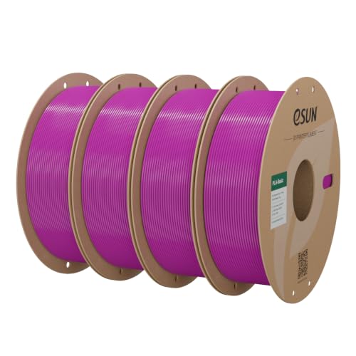 Image of eSUN PLA Basic Filament 1.75mm, 3D Printer Filament High Speed PLA for Fast Printing, 1KG Spool, 4 Spools 3D Printer Filament, Purple