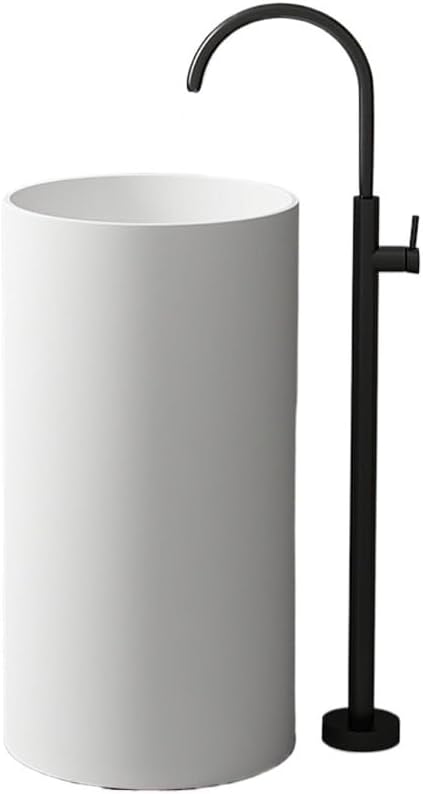Bathroom Countertop Vessel Sink Pedestal Sink Bathroom Wash Basin, Hotel Pedestal Sink Vanity
