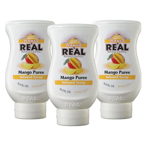 Mango Reàl Infused Exotics, Mango Puree Infused Syrup, 16.9 FL OZ...