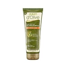 Dalan 100% Pure Olive Oil Hair Conditioner Repair Care for Dry and Damaged Hair Preventing it from Forming Split Ends Paraben-Silicon-PEG Free 6.8 fl.oz.