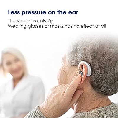 Britzgo Hearing Aids with Noise Cancelling,Rechargeable Sound Amplilfier,Upgraded Digital Chip(2 pieces)